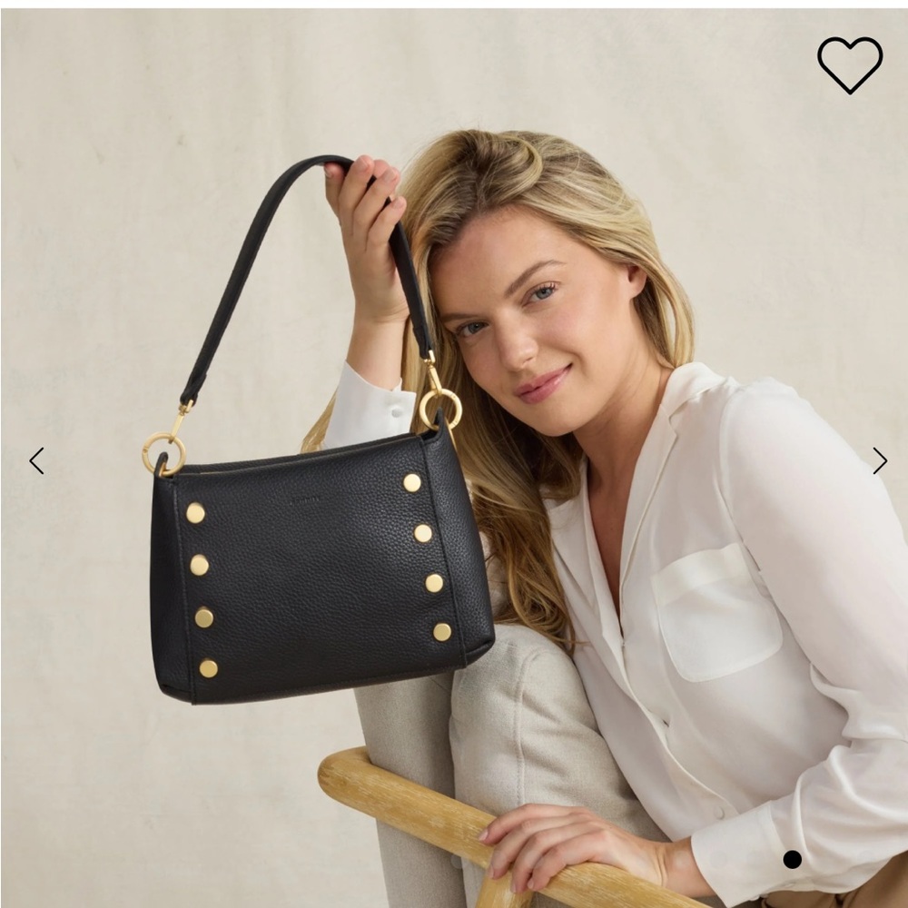 Hammit Bryant Black Satchel/Shoulder/Crossbody Bag.